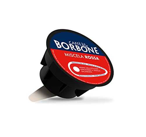 Caffè Borbone Kaffeekapseln, Rote Kaffeemischung - 90 Stücke (6 Packungen zu 15 Kapseln) - Kompatibel mit Kaffeemaschinen der Marke Nescafè®* Dolce Gusto®* von CAFFÈ BORBONE