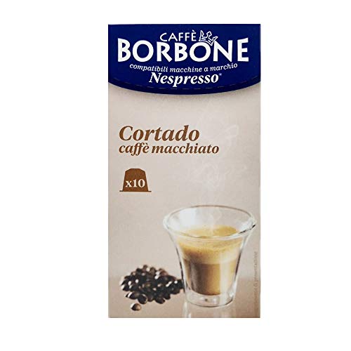 CORTADO MACCHIATO-KAFFEE CAFFÈ BORBONE - 10 NESPRESSO KOMPATIBLE KAPSELN 4.5g von CAFFÈ BORBONE