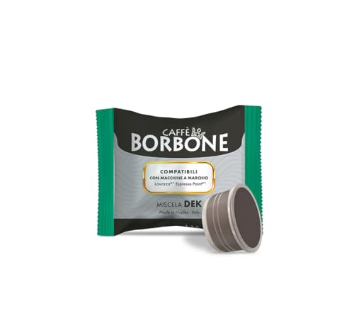 Caffè Borbone, Dek - Entkoffeinierte Kaffeemischung - 50 Kapseln - Kompatibel mit Kaffeemaschinen der Marke Lavazza®* Espresso Point®* von CAFFÈ BORBONE