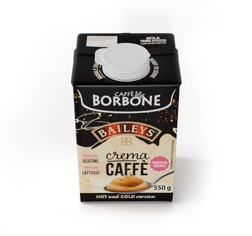 Caffè Borbone Baileys Kaffeecreme - Creme auf Milchbasis mit laktosefreiem, löslichem Kaffee, mit Baileys - laktose- und glutenfrei - 550-Gramm-Kartonpackung von CAFFÈ BORBONE