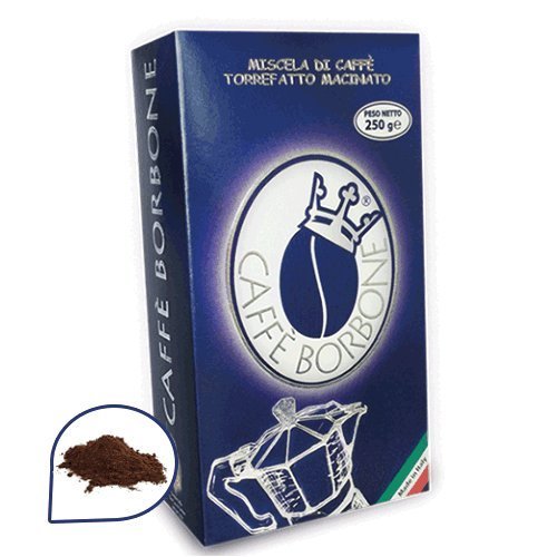 Caffè Borbone - Blau Mischung - 1 Gemahlener Kaffee 250 gr - Kompatibel Moka von CAFFÈ BORBONE