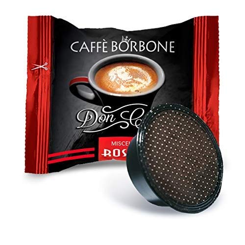 Caffè Borbone Don Carlo, rote Mischung, 700 Kapseln, kompatibel mit Lavazza®* A Modo Mio®* Maschinen (7 Packungen mit 100 Stück) von CAFFÈ BORBONE