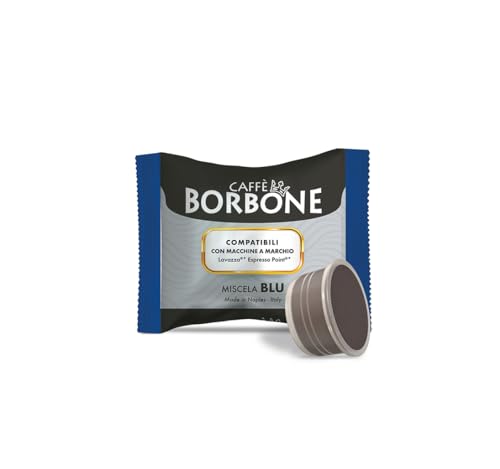 Caffè Borbone Blaue Kaffeemischung - 100 Kapseln - Kompatibel mit Kaffeemaschinen der Marke Lavazza®* Espresso Point®* von CAFFÈ BORBONE