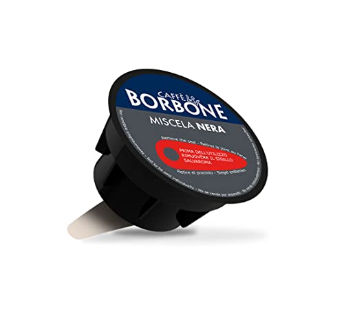 Caffè Borbone Kaffeekapseln, Schwarze Kaffeemischung - 90 Stücke (6 Packungen zu 15 Kapseln) - Kompatibel mit Kaffeemaschinen der Marke Nescafè®* Dolce Gusto®* von CAFFÈ BORBONE