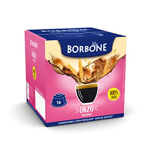 Caffè Borbone Malzkaffee - 64 Kapseln (4 Packungen mit 16 Stück) - Kompatibel mit Kaffeemaschinen der Marke Nescafè®* Dolce Gusto®* von CAFFÈ BORBONE