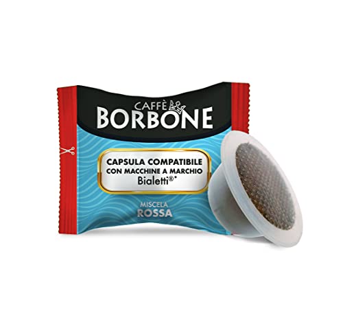 Caffè Borbone Rote Kaffeemischung - 100 Kapseln - Kompatibel mit Kaffeemaschinen der Marke Bialetti®* von CAFFÈ BORBONE