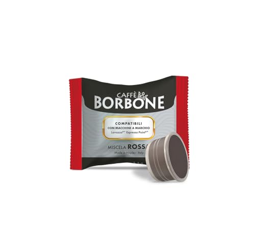 Caffè Borbone Rote Kaffeemischung - 50 Kapseln - Kompatibel mit Kaffeemaschinen der Marke Lavazza®* Espresso Point®* von CAFFÈ BORBONE