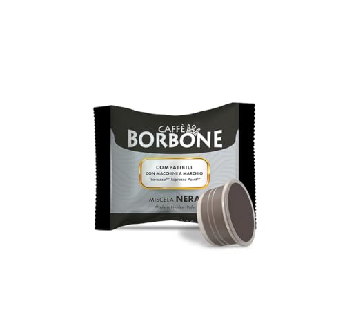 Caffè Borbone Schwarze Kaffeemischung - 50 Kapseln - Kompatibel mit Kaffeemaschinen der Marke Lavazza®* Espresso Point®* von CAFFÈ BORBONE