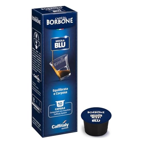 Caffitaly Borbone Kaffeekapseln, blaue Mischung, 100 Stück, kompatibel mit Caffitaly System - L'Emporio del caffè von CAFFÈ BORBONE