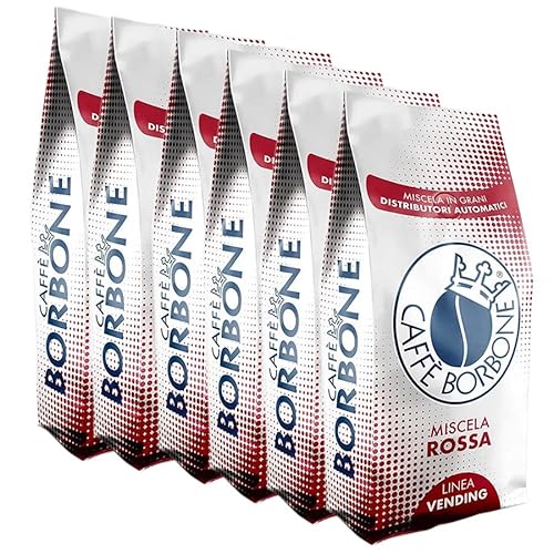 ROTE Mischung Kaffebohnen Caffè Borbone Vending 1 kg x 6 von CAFFÈ BORBONE