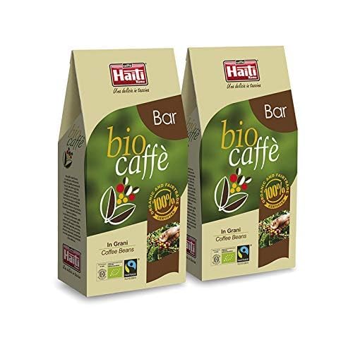 Caffè Haiti Roma Biocaffè Bar 100% Bio 100% Fairtrade Kaffeebohnen 2 x 200 g von Caffè Haiti Roma