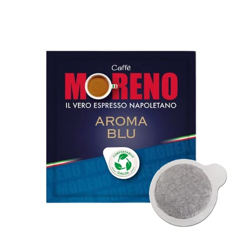 CAFFÈ MORENO - ESPRESSO BLUE AROME - Box 150 PADS ESE44 7g von Skyvov