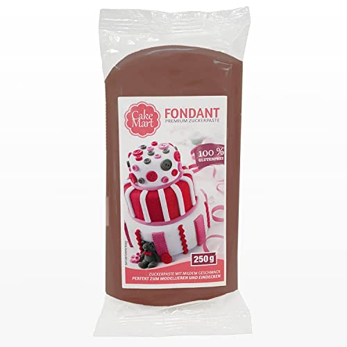 Fondant Braun 250 g, Rollfondant für Torten & Modellieren | CAKE MART von CAKE MART