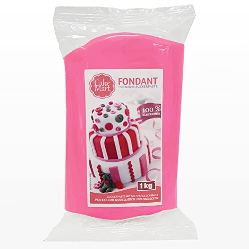 Fondant Pink 1 kg, Rollfondant für Torten & Modellieren | CAKE MART von CAKE MART