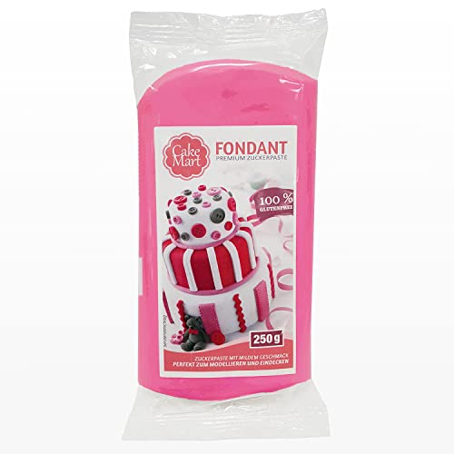 Fondant Pink 250 g, Rollfondant für Torten & Modellieren | CAKE MART von CAKE MART