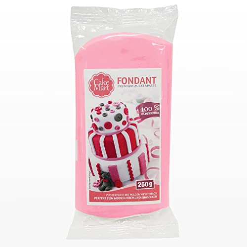 Fondant Rosa 250 g, Rollfondant für Torten & Modellieren | CAKE MART von CAKE MART