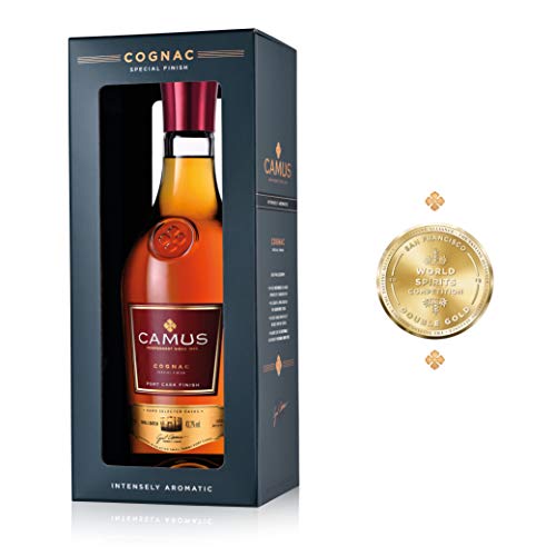 Camus Port Cask Finish mit Geschenkverpackung - Limited Edition - 70cl 43.2° - Familienbesitz seit 1863 von CAMUS