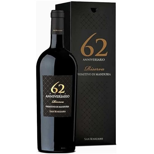 CANTINE SAN MARZANO PRIMITIVO DI MANDURIA RISERVA 62 VINTAGE 2018 ANNIVERSARIO 1,5 LT MAGNUM von CANTINE SAN MARZANO