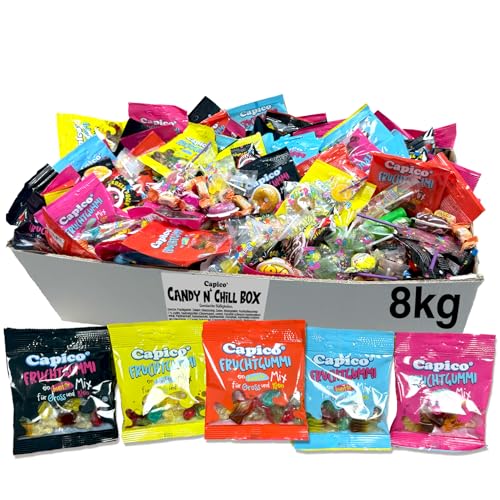 Capico Fruchtgummi Mix Box 6Kg (215 x 27g) Wurfmaterial für Karneval und Fasching von CAPICO