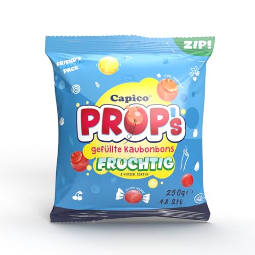 Capico Prop's, fruchtig gefüllte Kaubonbons (3x250g) von CAPICO