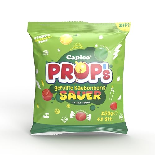 Capico Prop's sauer, gefüllte Kaubonbons (250g) von CAPICO