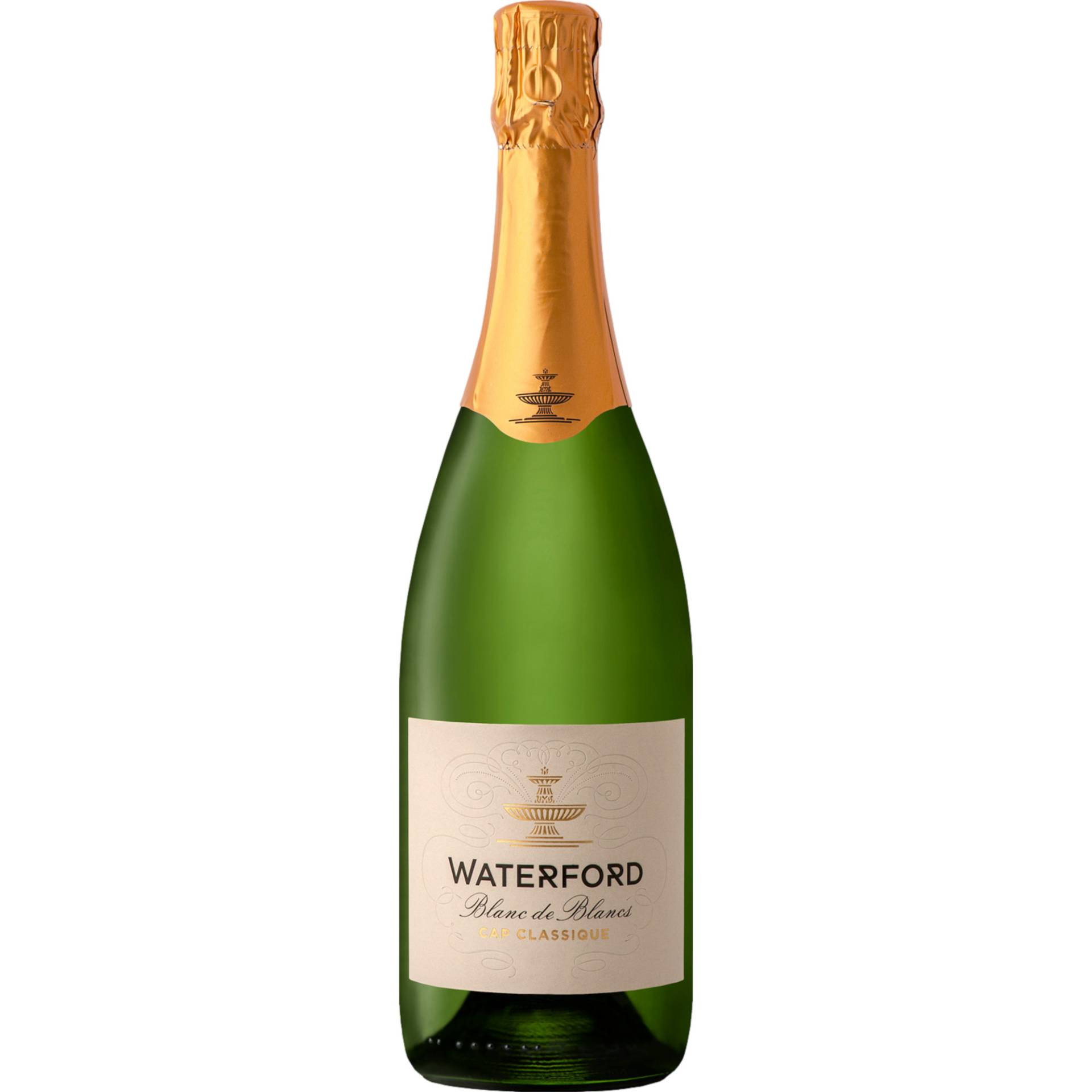 Waterford Blanc de Blancs Cap Classique, Brut, WO Stellenbosch, Western Cape, 2015, Schaumwein von CAPREO GmbH- Gildeweg 10- 46562 Voerde- DE