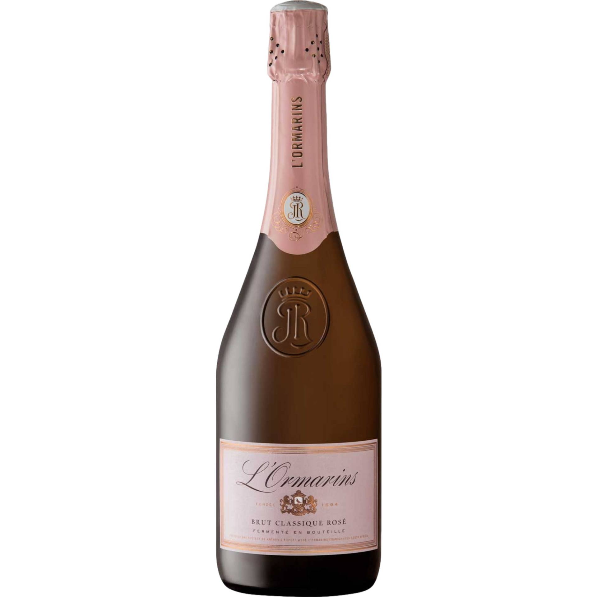 Anthonij Rupert L’Ormarins Classique Rosé, Brut, WO Coastal Region, Western Cape, Schaumwein von CAPREO GmbH- Gildeweg 10- 46562 Voerde- Deutschland / Anthonij Rupert, R45 Wine Route, 7690 Groot Drakenstein, Südafrika