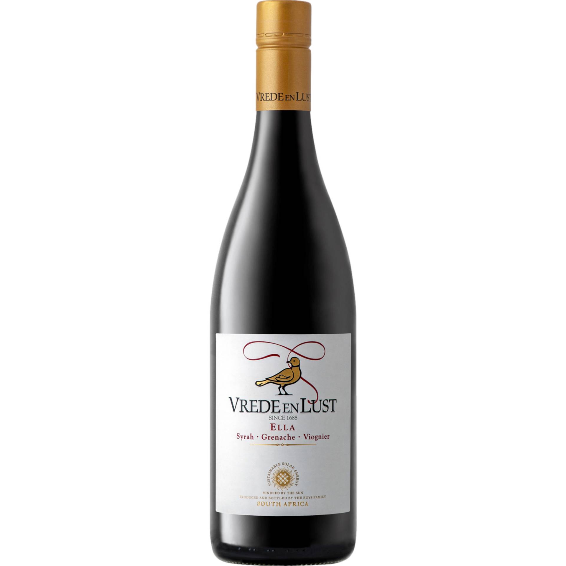 Vrede en Lust Ella, WO Paarl, Western Cape, 2021, Rotwein von CAPREO GmbH- Gildeweg 10- 46562 Voerde- Deutschland / Vrede en Lust, Intersection R45 and Simondium-Klapmuts Roads, 7670