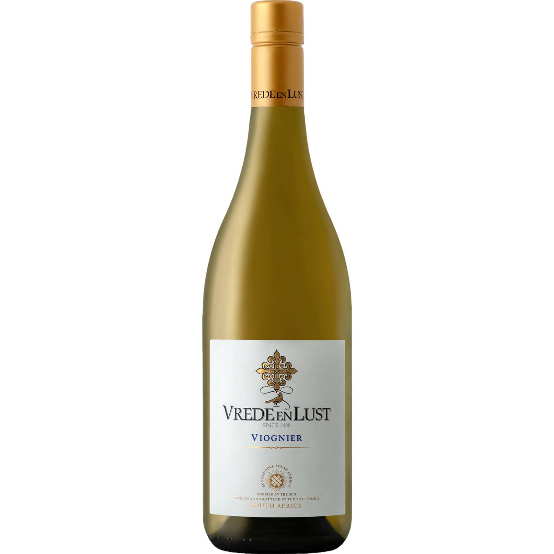 Vrede en Lust Viognier, WO Coastal Region, Western Cape, 2022, Weißwein von CAPREO GmbH- Gildeweg 10- 46562 Voerde- Deutschland / Vrede en Lust, Intersection R45 and Simondium-Klapmuts Roads, 7670