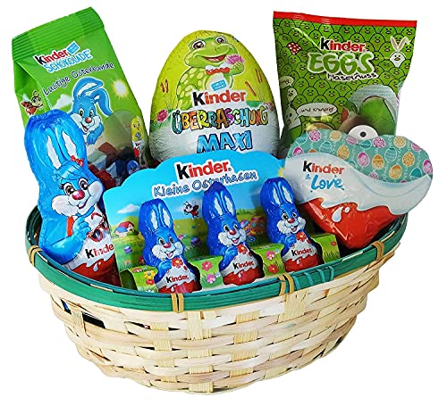 Geschenk Set Osternest mit Ferrero Kinder Spezialitäten (6-teilig) von CAPTAIN PLAY