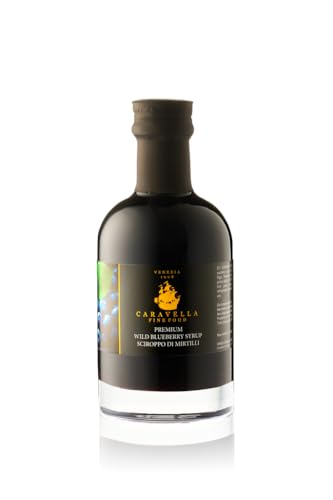 Caravella Fine Food - Wild Blueberries Sirup 200 ml - Gourmet Collection - Süß und dicht von CARAVELLA FINE FOOD