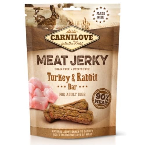 Carnilove Jerky Snack Truthahn & Kaninchen Riegel 100g von CARNILOVE