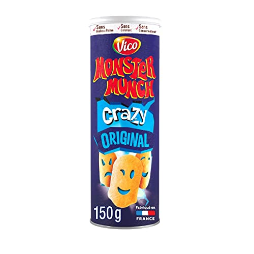 Monster Munch Chips Tuiles Crazy Original, 150 g von CAROUF