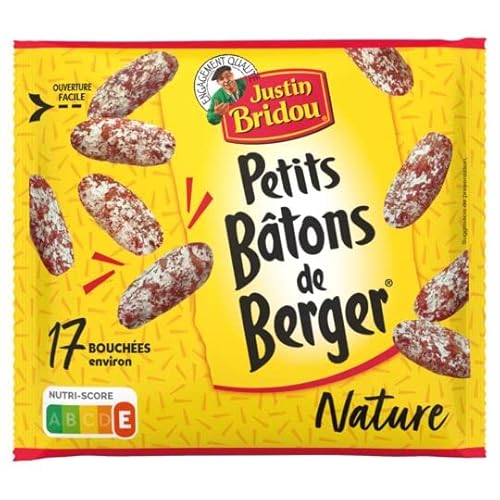 Saucisson Petits bâtons de Berger Justin Bridou Getrocknete Miniswürstchen, 100 g von CAROUF