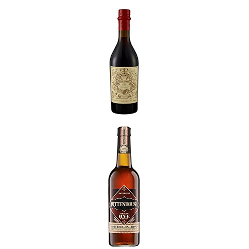 American Manhatten Paket - Antica Formula Carpano Vermouth (1 x 0.375 l) + Rittenhouse 100 Proof Straight Rye (1 x 0.7 l) von CARPANO