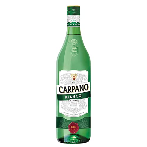 Carpano Bianco Vermouth 14,9% vol. (1 x 0,75l) Weißer Wermut aus Italien mit fruchtig-frischen Aromen Perfekt auf Eis oder in Cocktails von CARPANO