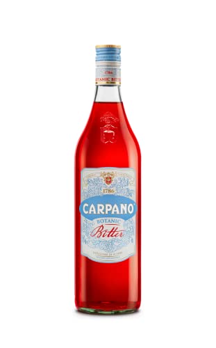 Carpano Botanic Bitter 25% vol. (1 x 1,0l) | Italienischer Bitterlikör mit süßlichen Noten | Ideal für Cocktails und im Aperitif von CARPANO