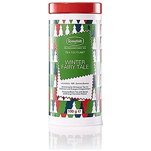 Ronnefeldt Winter Fairy Tale Aromatisierter Schwarzer Tee mit Gewürzen und Orangen-Zimtgeschmack 100g, loser Tee von CASA DE TÉ CHI Y CO