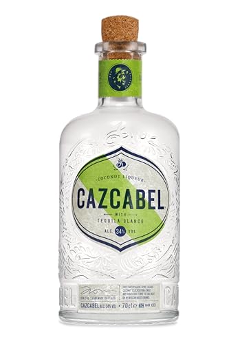 Cazcabel I Coconut Liqueur mit Tequila Blanco I Mehrfach ausgezeichnetes Produkt I Premium Blue Weber Agave I 0,7L I 34% von CAZCABEL