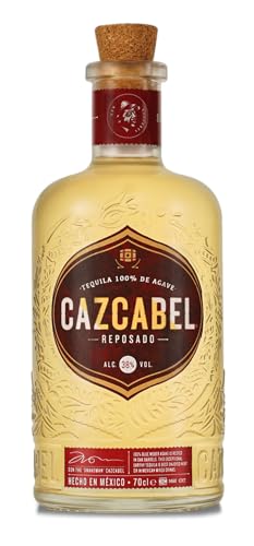 Cazcabel | Tequila Reposado | Aus reiner Blue Weber Agave | Lagerung in amerikanischen Eichenfässern | 0,7L | 38% von CAZCABEL