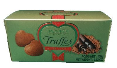 Trüffel Konfekt - Pralinen, natur, Herzform, Jacquot, Frankreich, 100g von CEMOI CONFISEUR