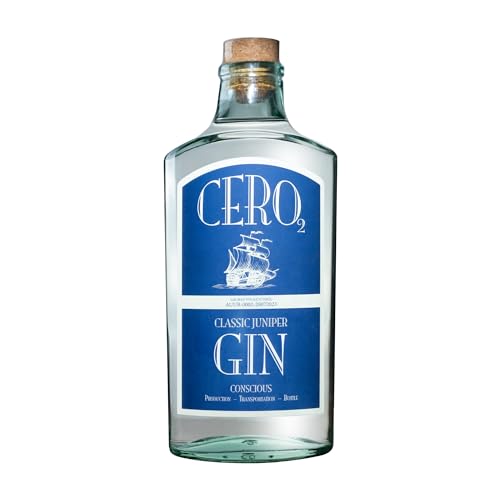 CERO2 Juniper - Gin | Karibischer Spirit, Bewusster Hergestellt | Weich und Perfekt für G&T und Tom Collins | Wacholder-, Zitrus- und Blumennoten | 700 ml – 40% ABV von CERO2