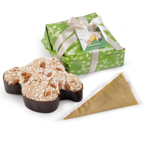 Cioccolato Gourmet Colomba Classic Dekorieren und Füllen mit Pistaziencreme 750gr von CG CIOCCOLATO GOURMET ARTE ITALIANA