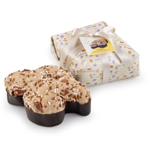 Cioccolato Gourmet Colomba Weiße Schokolade, gesalzenes Karamell und Pekannüsse von CG CIOCCOLATO GOURMET ARTE ITALIANA