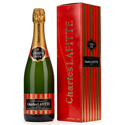 Charles Lafitte Champagne 1834 Brut mit Geschenkverpackung, 750ml von Charlies Lafitte