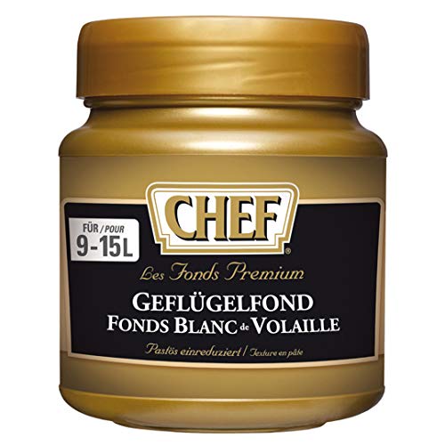 CHEF Fonds Blanc de Volaille (Geflügelfond), Pastös, 1er Pack (1 x 630g) von CHEF