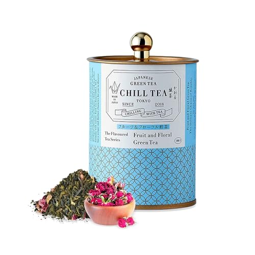 Fruchtiger & Blumiger Grüntee von CHILL TEA Tokyo - 100% Japanischer Grüntee - Milder, Fruchtiger Geschmack (100g) von CHILL TEA Tokyo