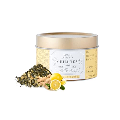 Grüntee Ingwer Zitrone von CHILL TEA Tokyo - 100% Japanischer Grüntee - Zitrusaroma (30g) von CHILL TEA Tokyo