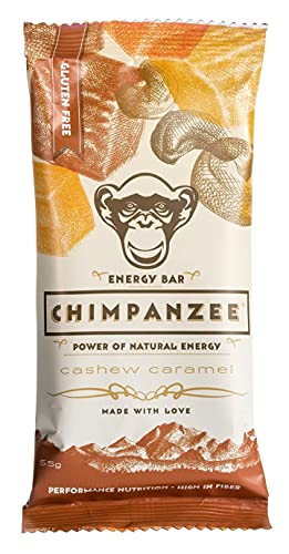 CHIMPANZEE Energy Bar Cashew Karamell Braun - Natürlicher Energieriegel, Größe One Size - Farbe Cashew - Caramel von CHIMPANZEE