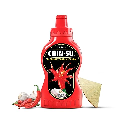 CHINSU Süße Sriracha-Chili-Sauce mit Tomate, CHIN-SU Original vietnamesische Chili-Sauce, Pizza-Sauce, Rippen-Chili-Knoblauch-Sauce, Salsa-Sauce, Spaghetti-Sauce, BBQ – 1 Packung 250 g von CHIN-SU